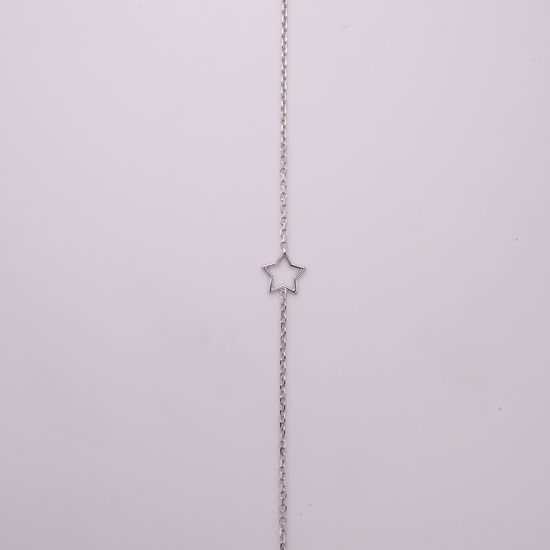 8913/27-sølv-ankelkæde-med-stjerne