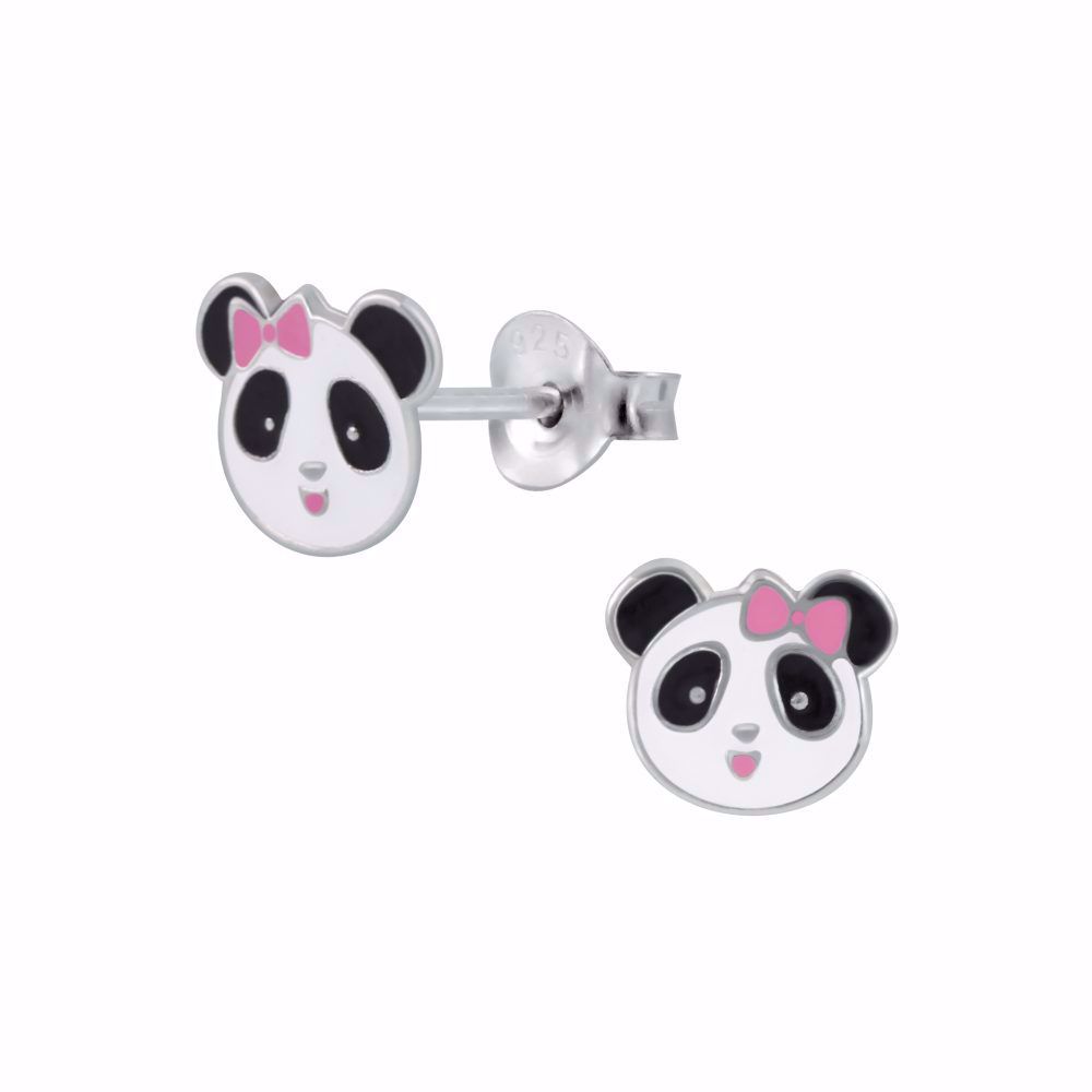 umoral analyse undertøj Guld & Sølv Design - Søde panda øreringe til børn - Sølv - Se dem hos din  lokale guldsmed 150 ,-