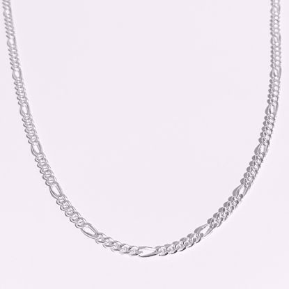 Figaro kæde sølv 42+5 cm sølv 8949/42 Seville jewelry