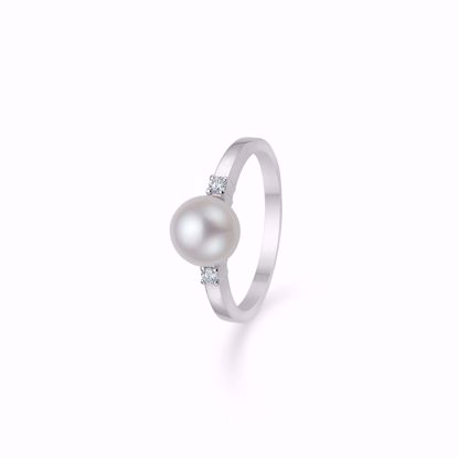 hvidguld-ring-med-perle-og-diamanter-8279/6/14hv
