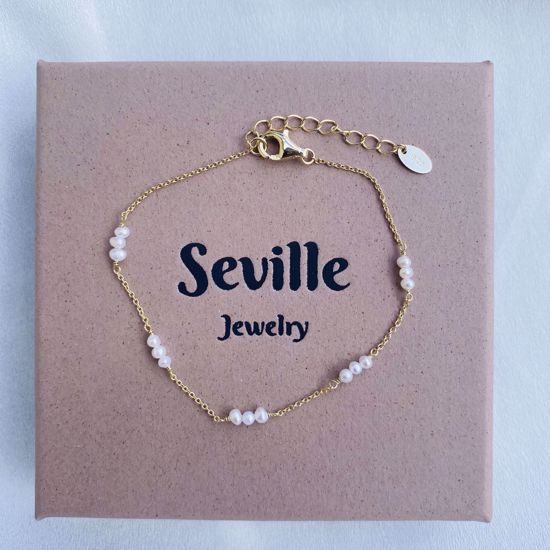 8992/F  Seville Jewelry armbånd med ferskvandsperler