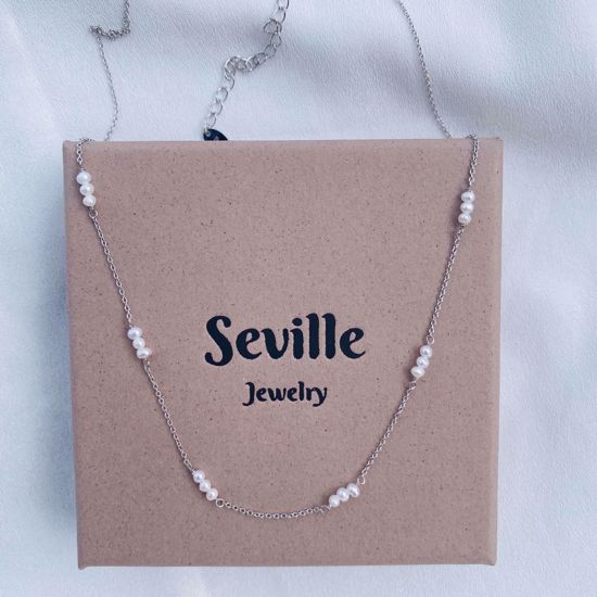 8992-45 Seville Jewelry halskæde med ferskvandsperler