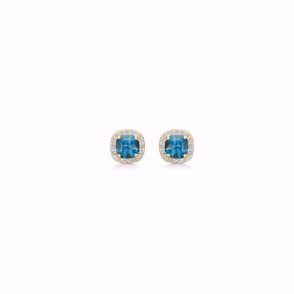 diamant-ørering-med-blå-topas-8410/5/14
