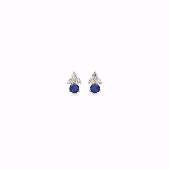 seville-ørestikker-med-blå-sten-11507/F