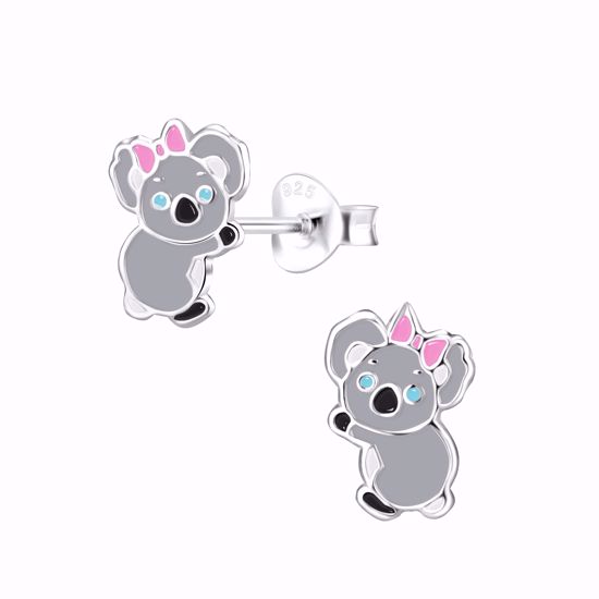 sølv-koala-ørestikker-11510