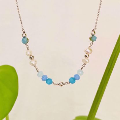 sølv-halskæde-med-blå-sten-og-perler-81009/45