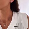 Billede af Seville sølv halskæde med zirkonia - 2031/3